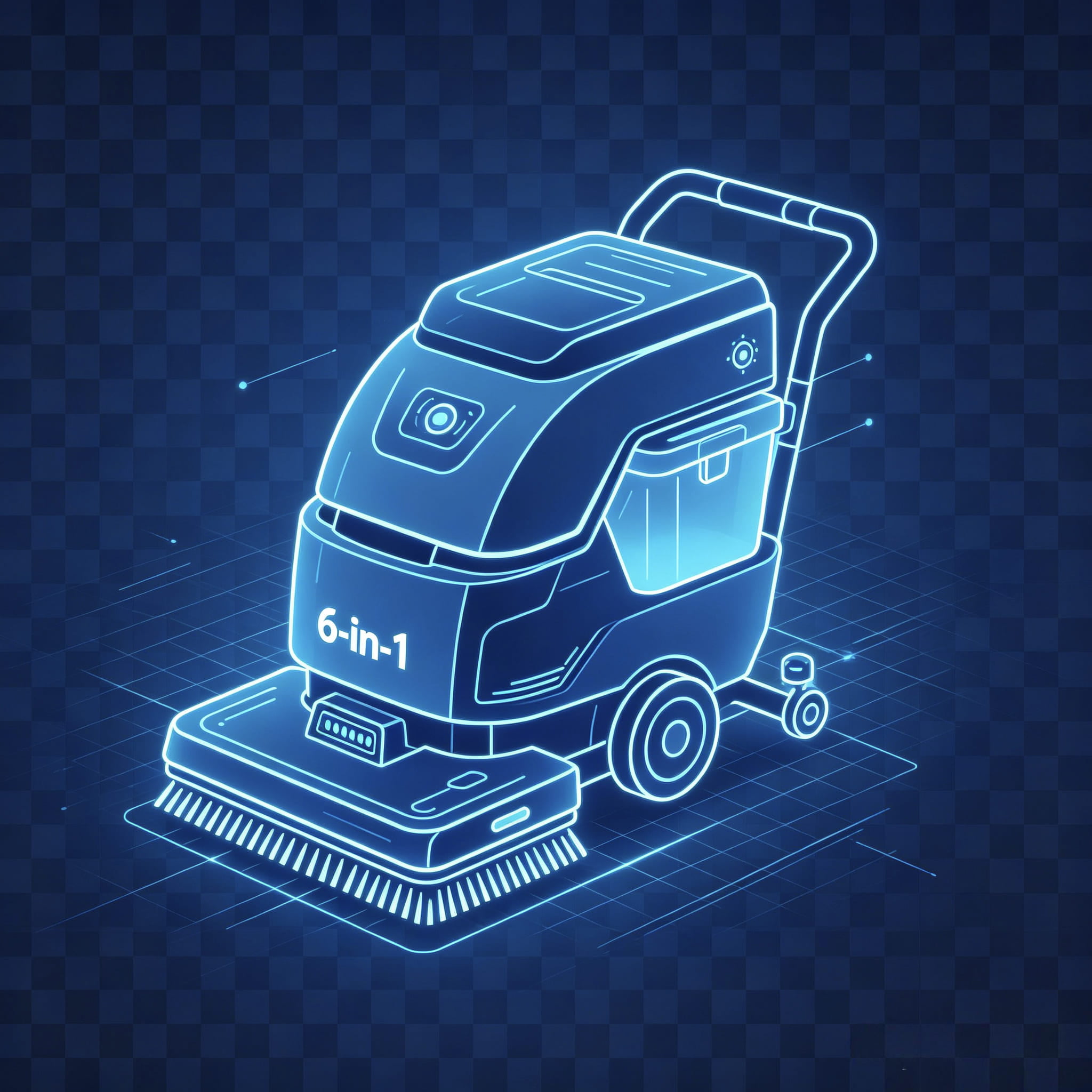 6-in-1 Autonomous Floor Scrubber 