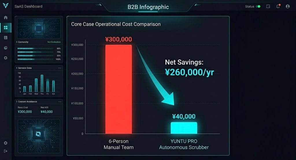 Manual vs Autonomous Scrubber — True Cost of Floor Maintenance 2026 manual vs autonomous floor scrubber cost comparison 2026